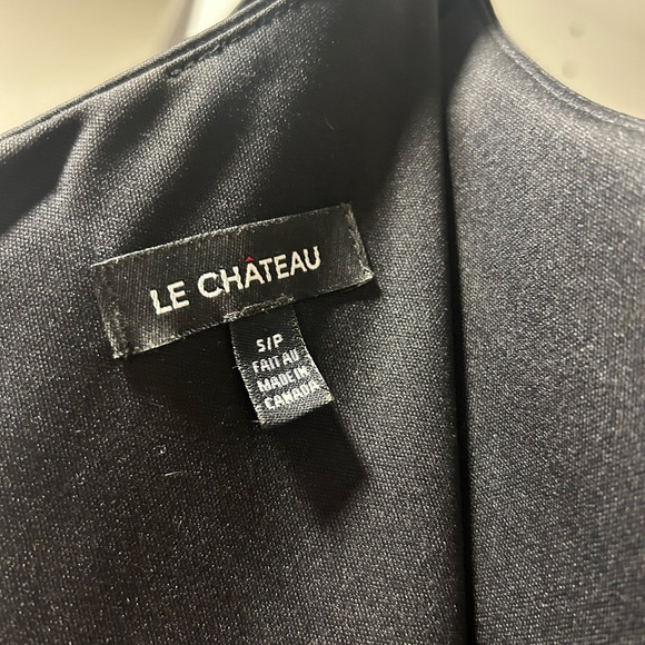 Black satin formal dress - Picture 3 of 5